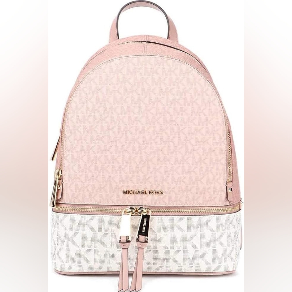 Michael Kors Rhea Zip Medium Backpack Ballet Multi